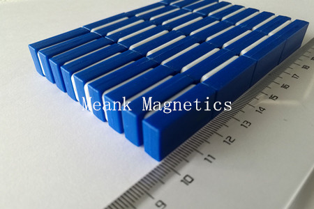 25.4x12.7x6.35mm-farvet plast beklædt med rektangulær neodym magnetblokke