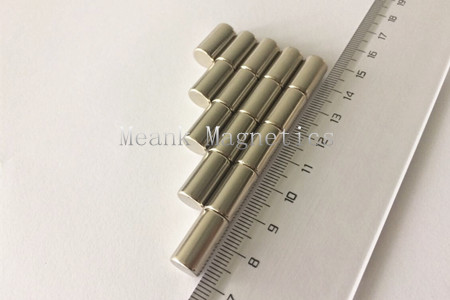 D8x15mm-kolonne neodymium magneter