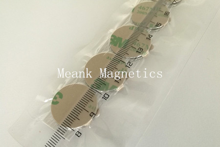 disc neodymium magneter med selvklæbende selvklæbende